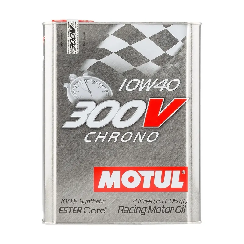 Aceite de competición Motul 300V Chrono 104243 SAE 10W-40 2 L