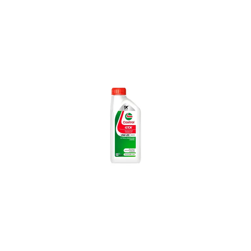 Aceite motor Castrol 0W20 1L GTX RN17 FE 160A0E