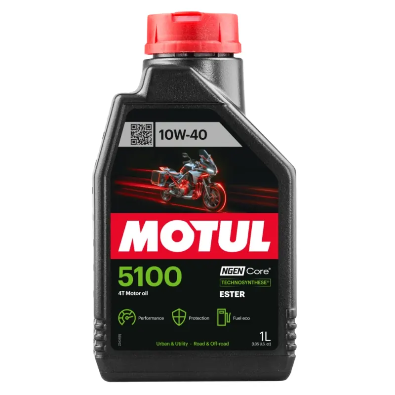 Aceite Motul 104066 5100 10W40 4T 1L