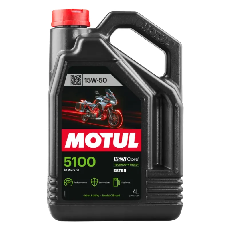 Aceite Motul 104076 5100 10W50 4T 4L