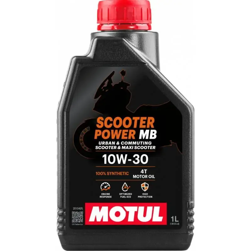 Aceite Motul 105936 Scooter Power 10W-30MB 4T 1L
