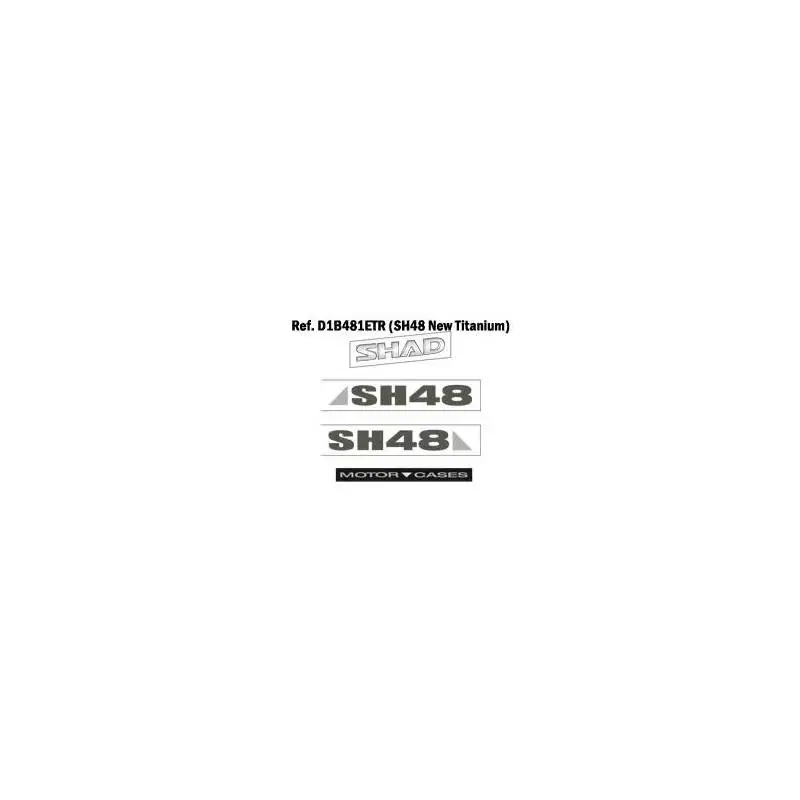 ADHESIVOS SHAD SH48 GRIS OSCURO