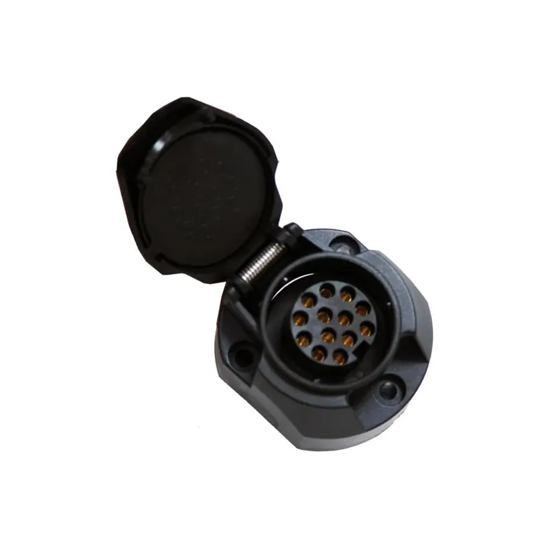 Base para enchufe de remolque re 13 polos en ABS