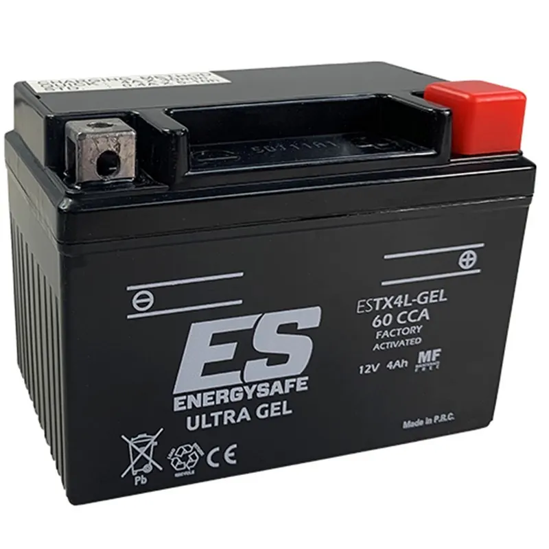 Batería ciclomotor ESTX4L-BS GEL sellada - Alta Calidad