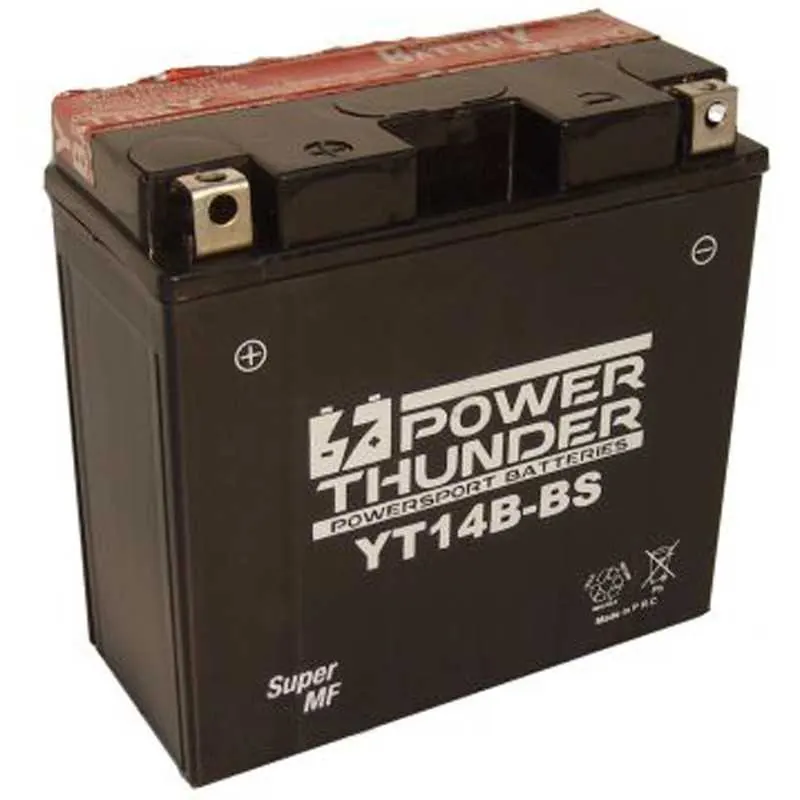 Batería CT14B-BS Sin Mantenimiento Power Thunder