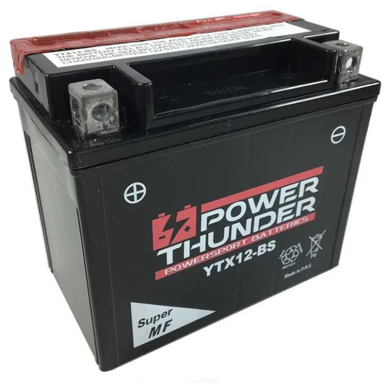 Batería CTX12-BS Sin Mantenimiento Power Thunder