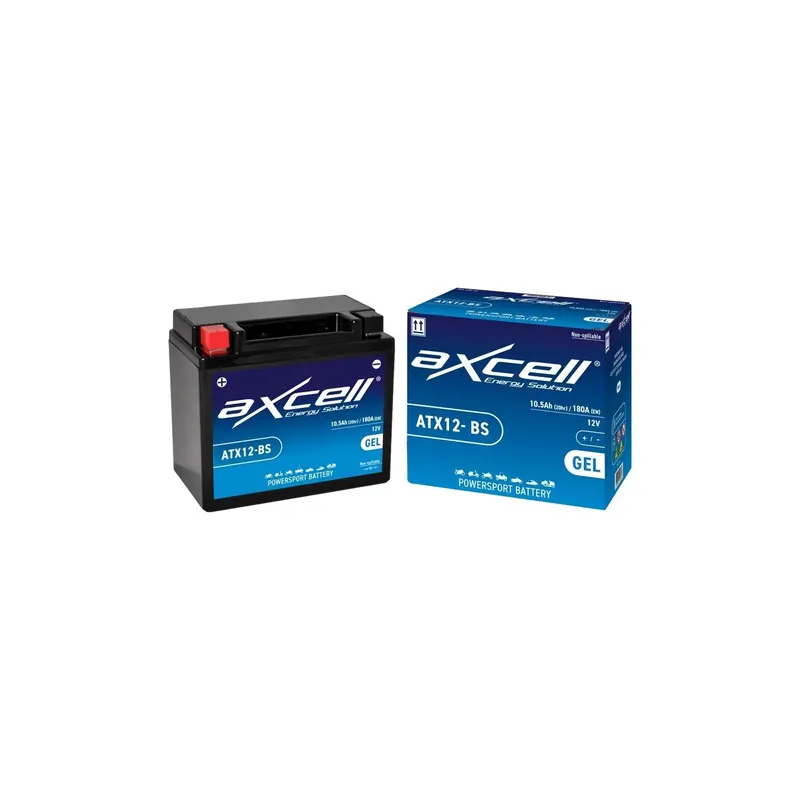 Batería de Gel para moto Axcell ATX12-BS YTX12BS