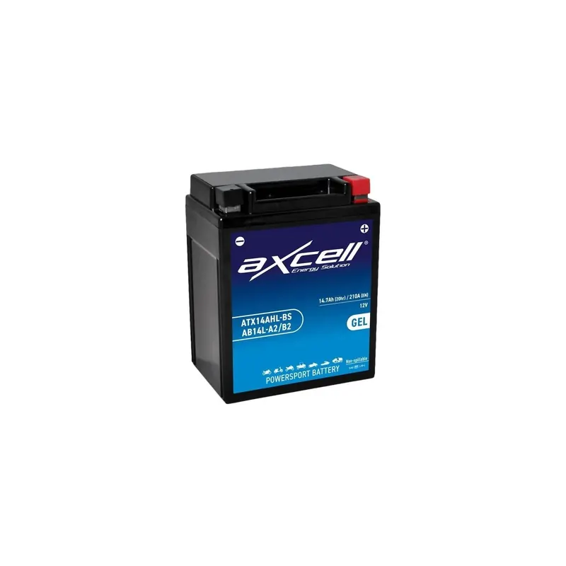 Batería moto Axcell GEL ATX14AHL-BSAB14L-A2B2