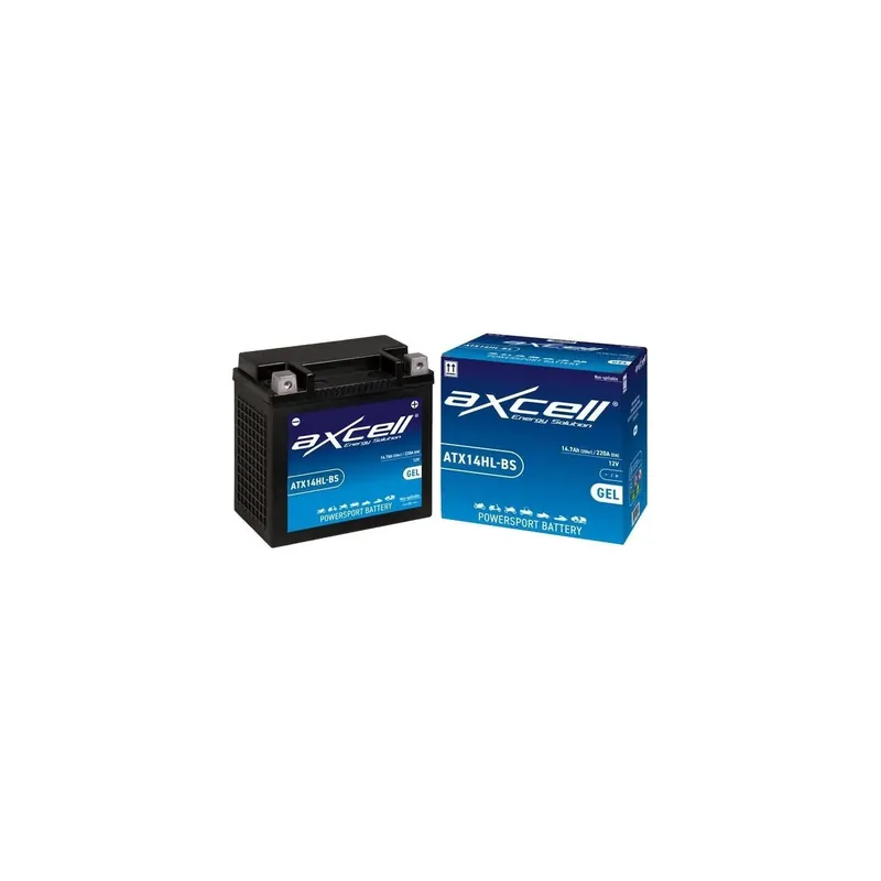 Batería moto Axcell GEL ATX14HL-BS