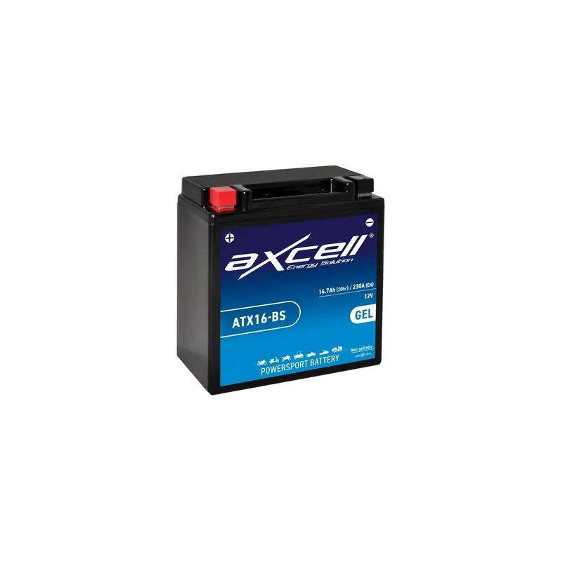 Batería moto Axcell GEL ATX16-BS