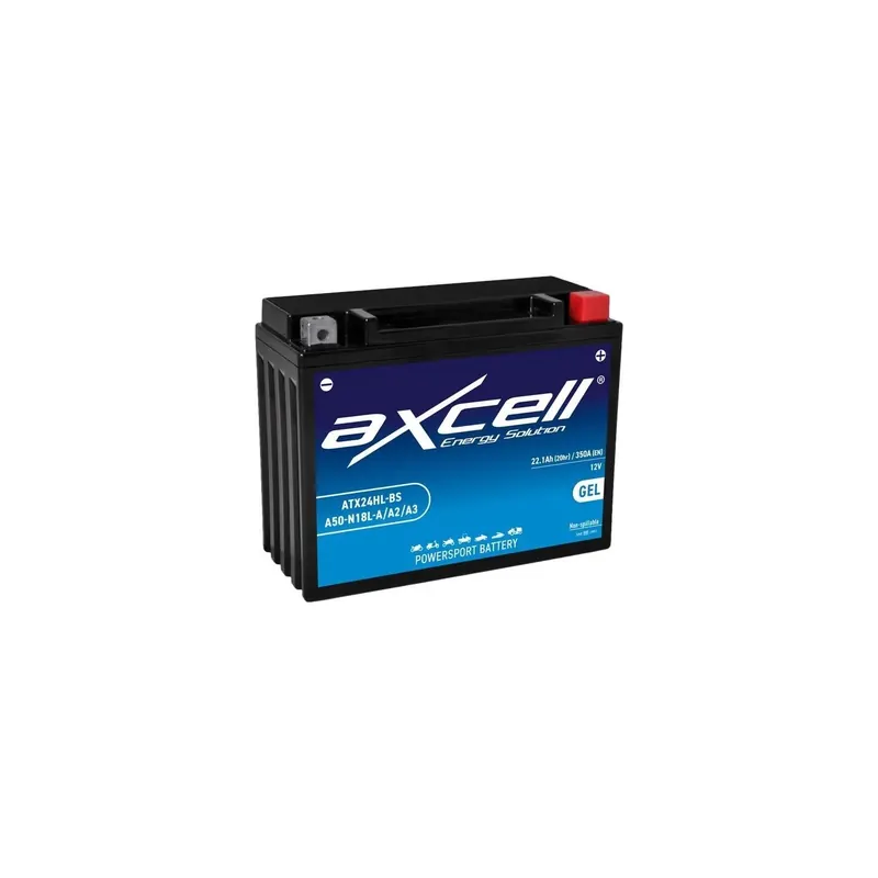 Batería moto Axcell GEL ATX24HL-BSA50-N18L-AA2A3