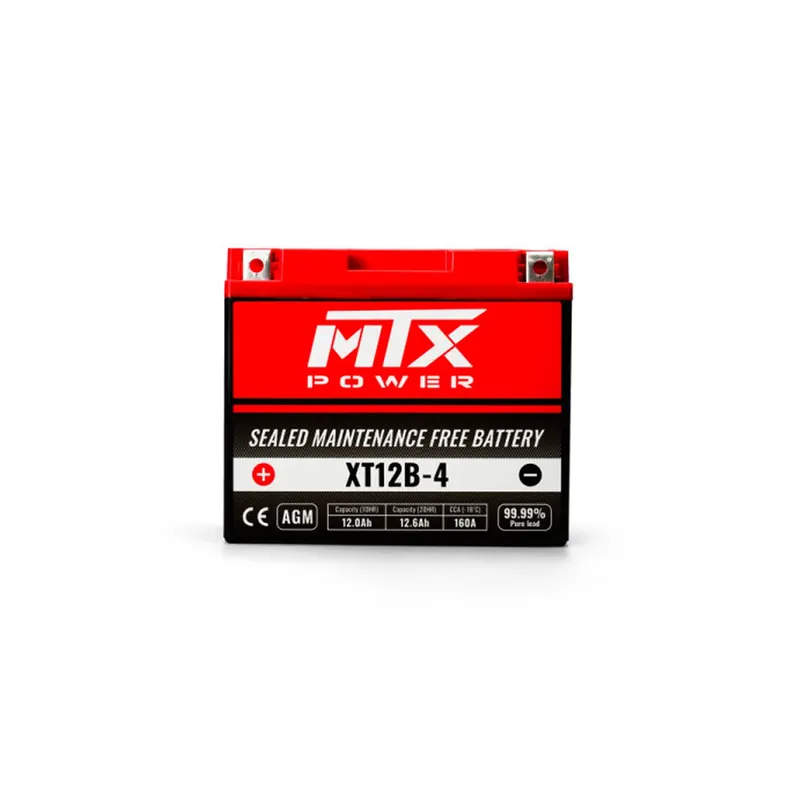 Bateria moto MTX SLA XT12B-4