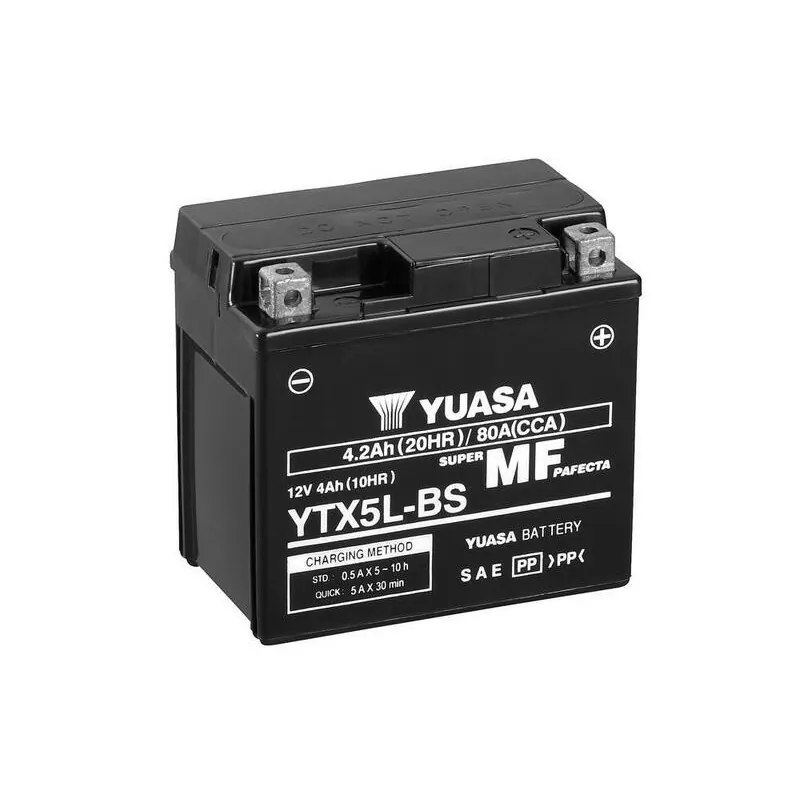 Batería Moto YTX5L-BS Yuasa sin mantenimiento