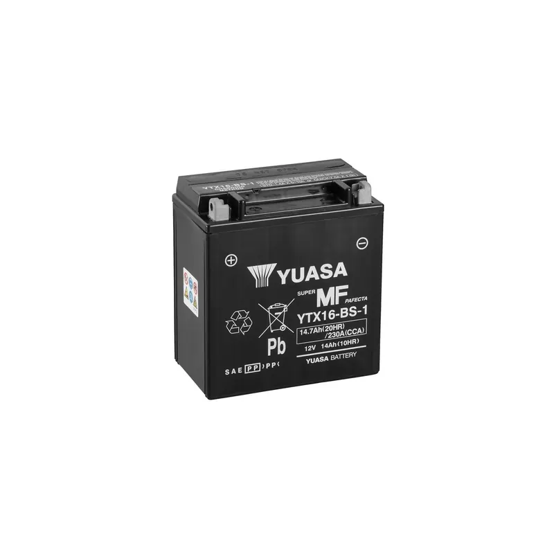 Batería moto Yuasa YTX16-Bs-1