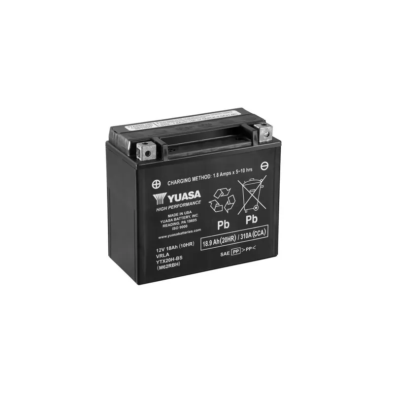 Batería moto Yuasa YTX20H-Bs