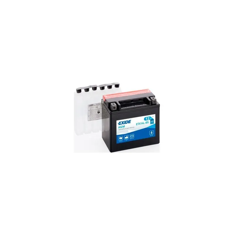 Batería para moto Exide AGM MC Dry YTX14-BS
