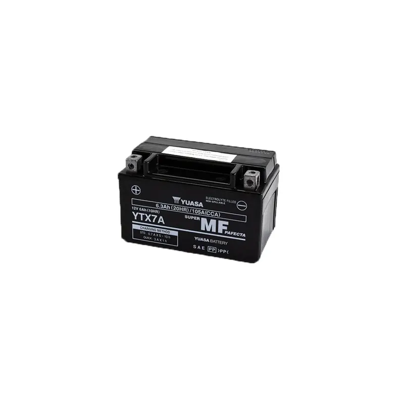 Batería para motocicleta Yuasa MF 6.3Ah WC - YTX7A