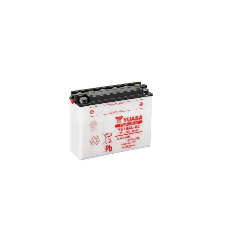 Batería para motocicleta Yuasa YB16AL-A2 Yumicon 1
