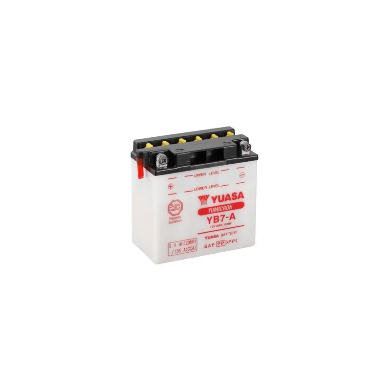 Batería para motocicleta Yuasa YB7-A Yumicon 7.4Ah