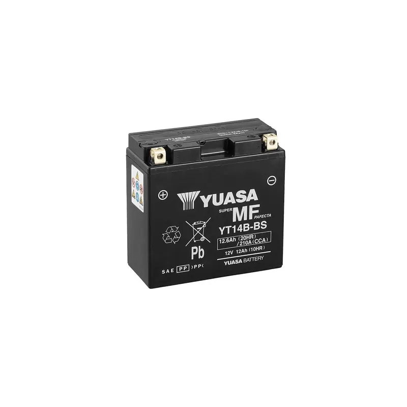 Batería para motocicleta Yuasa YT4B-BS MF 4.2Ah 80