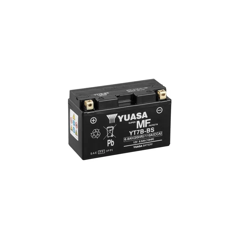 Batería para motocicleta Yuasa YT7B-BS MF 6.8Ah 11