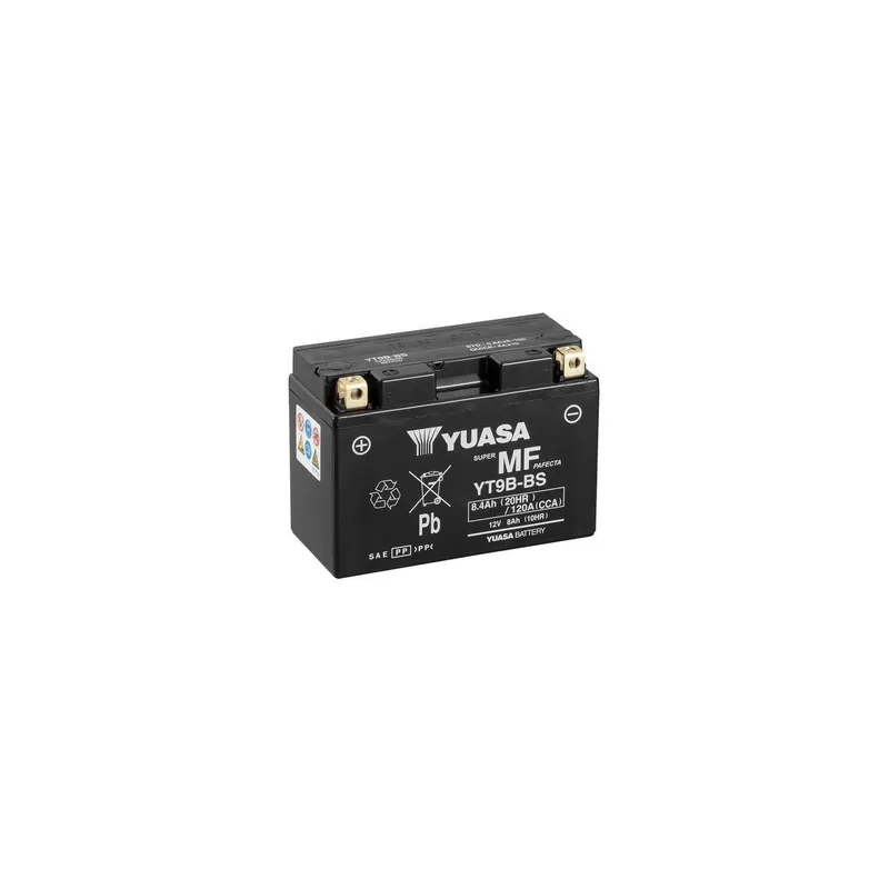 Batería para motocicleta Yuasa YT9B-BS MF 9.5Ah 12