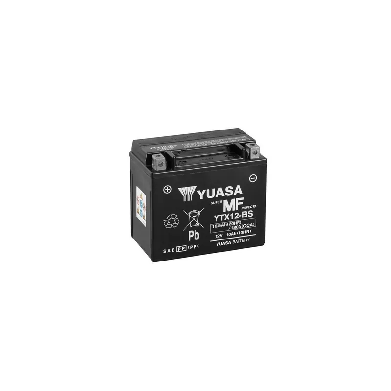 Batería para motocicleta Yuasa YTX12-BS MF