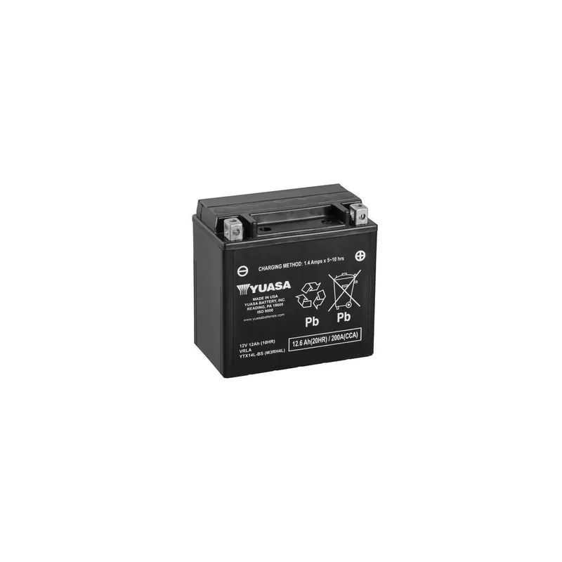 Batería para motocicleta Yuasa YTX14L-BS