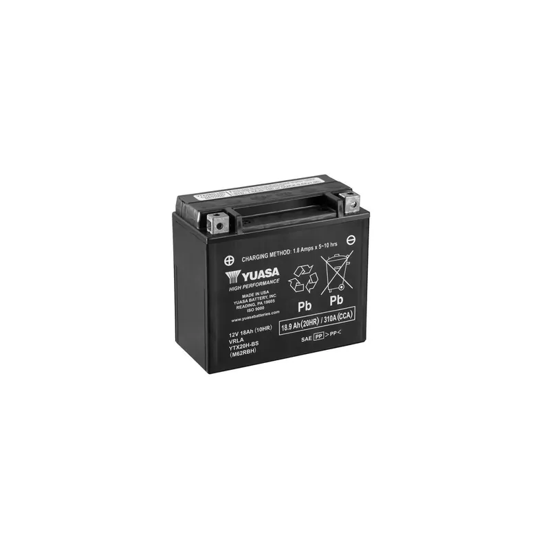 Batería para motocicleta Yuasa YTX20H-BS MF