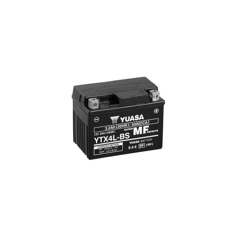 Batería para motocicleta Yuasa YTX4L-BS MF