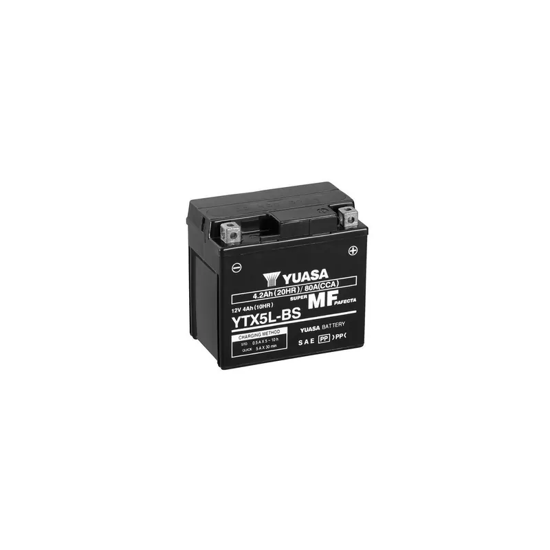 Batería para motocicleta Yuasa YTX5L-BS MF
