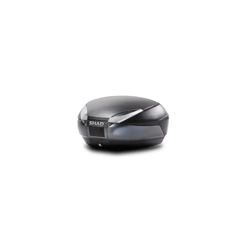 Baúl moto SHAD SH48 gris oscuro y negro D0B48300