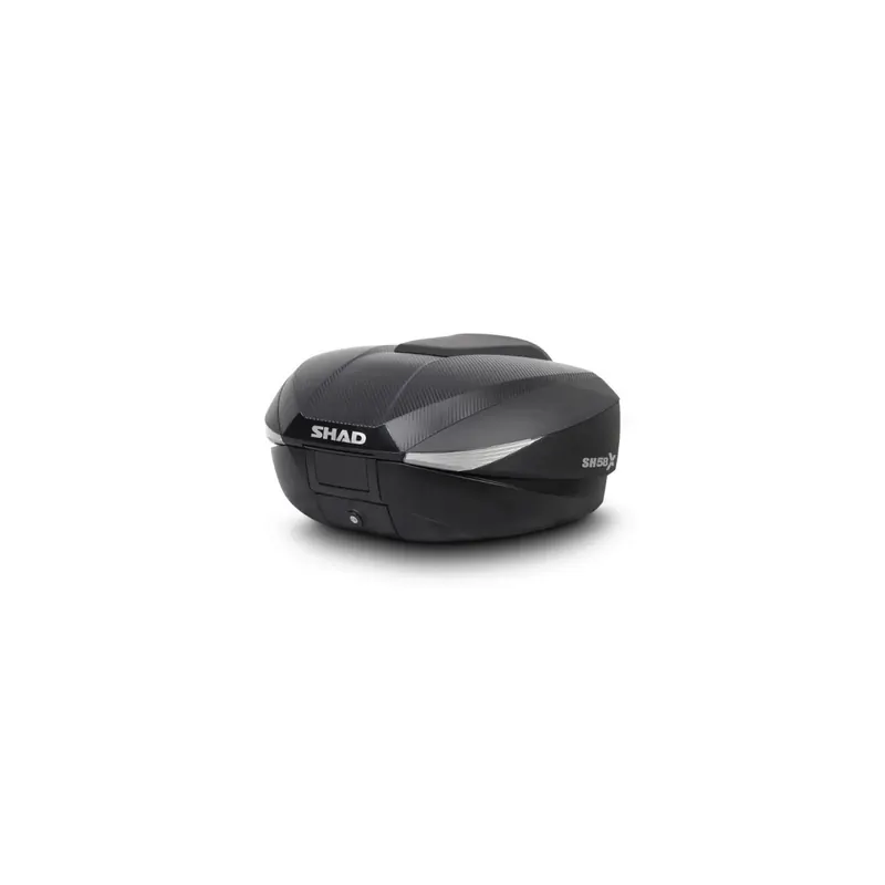 Baúl moto SHAD SH58X acabado carbono D0B58206