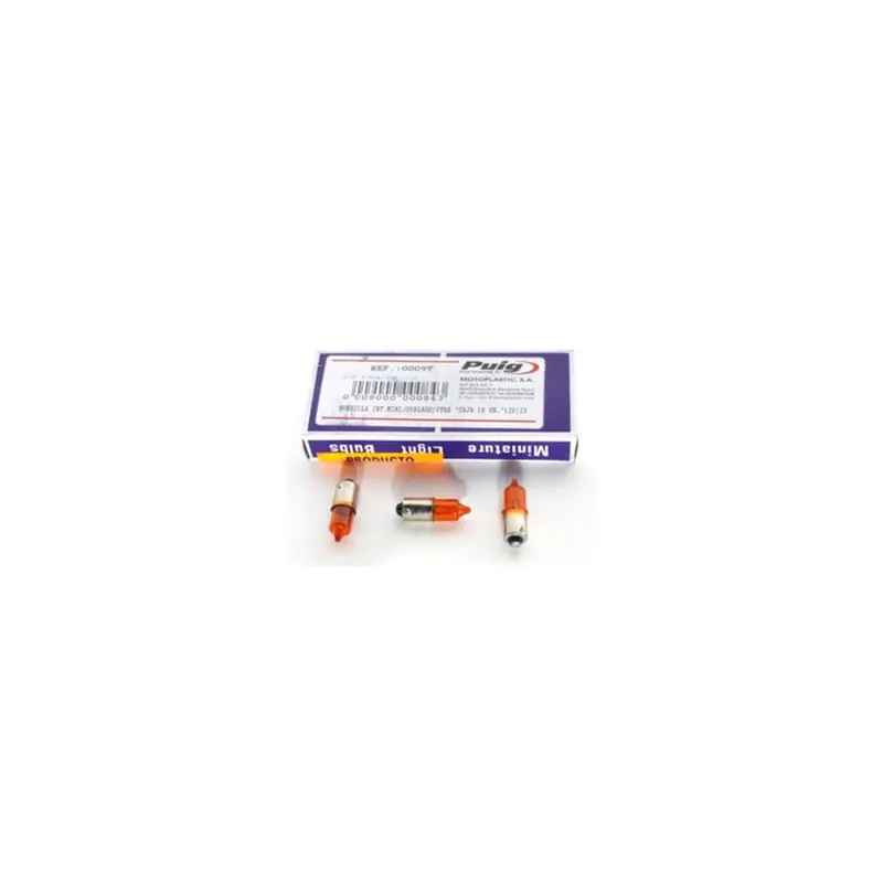 Bombilla mini intermitente naranja homologada 1622T