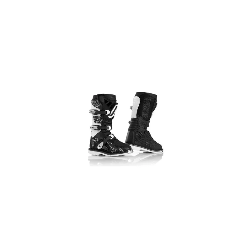 Botas Acerbis Junior Shark Negro Blanco