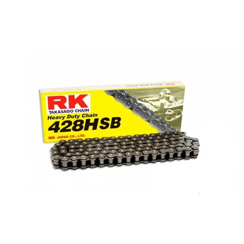 Cadena 428 con 132 eslabones RK sin retén