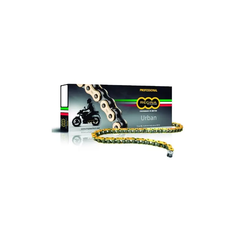 Cadena Regina 420 moto urbana 124OROY 022