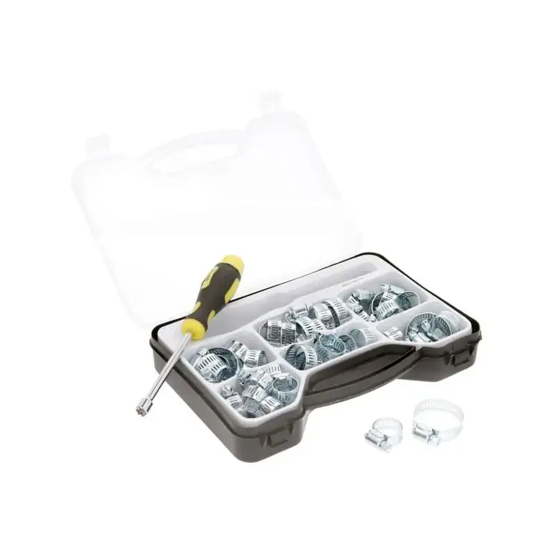 Caja Surtido Abrazaderas Manguera 13-44mm (50pcs)