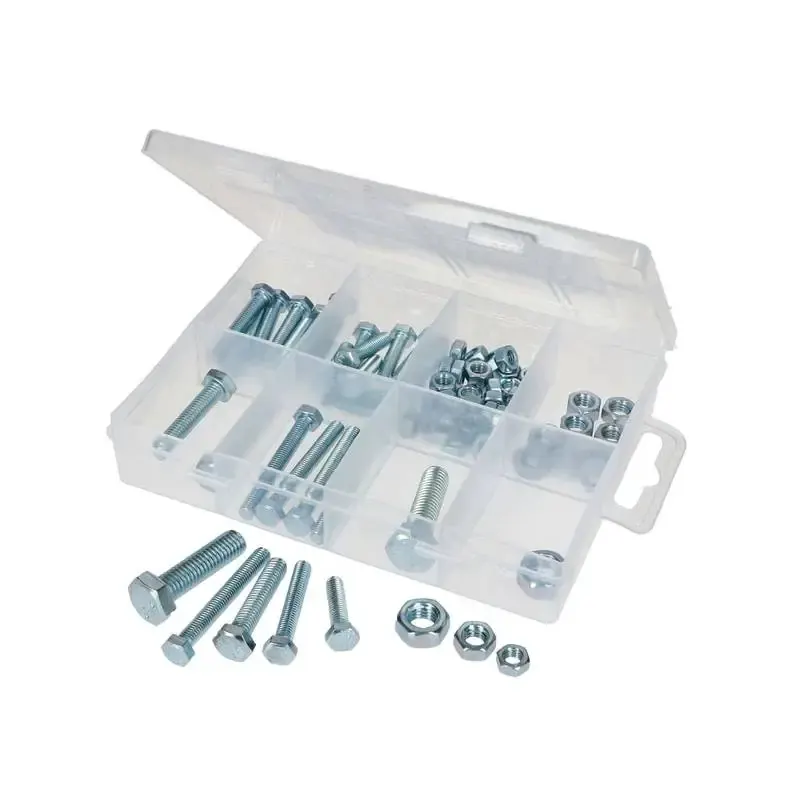 Caja surtido pernos y tuercas M5-M8 (75pcs)