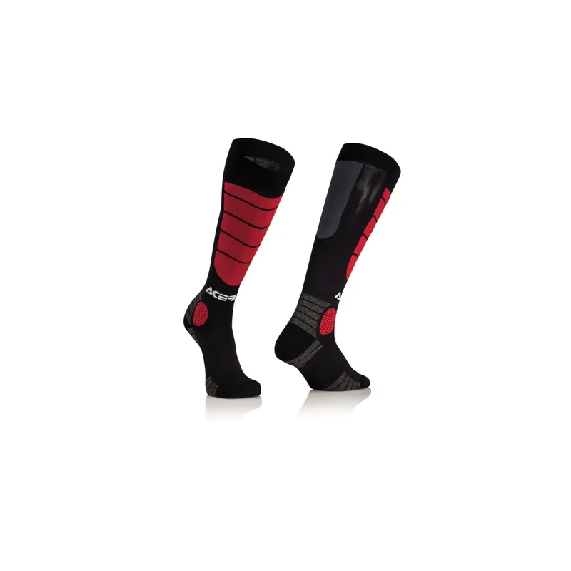 Calcetines Acerbis Impack  negro y rojo 0021633.323