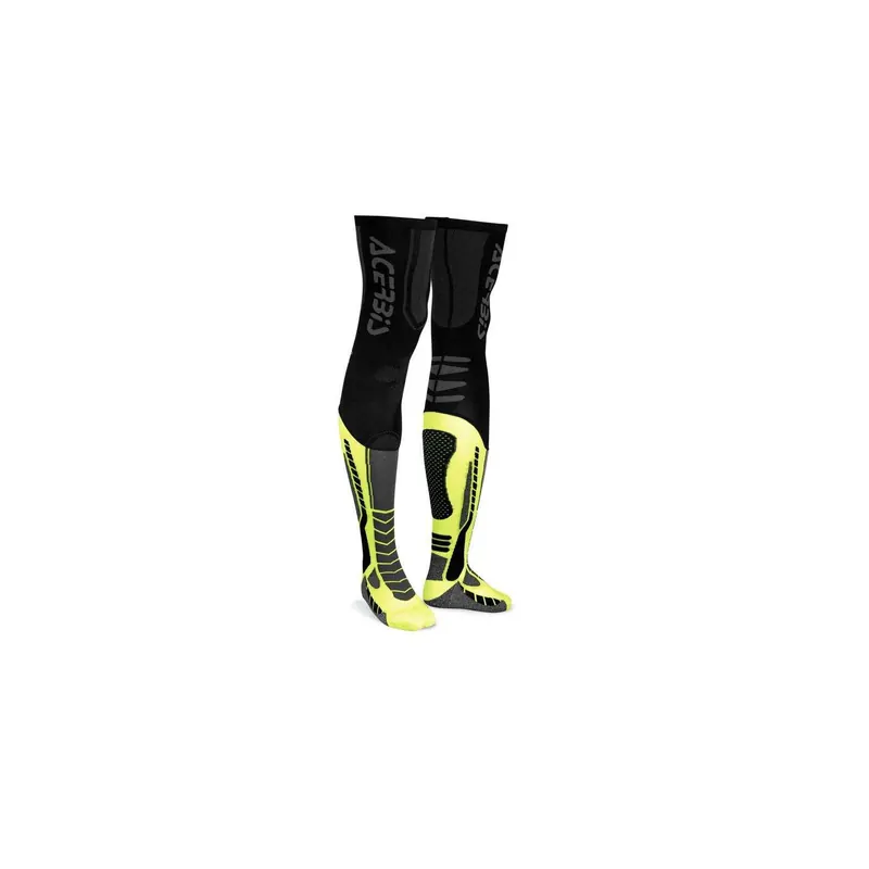 Calcetines Acerbis X-Leg Pro Negro Amarillo