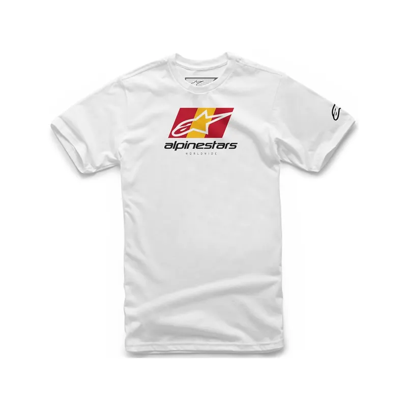Camiseta Alpinestars casual World Tour blanco