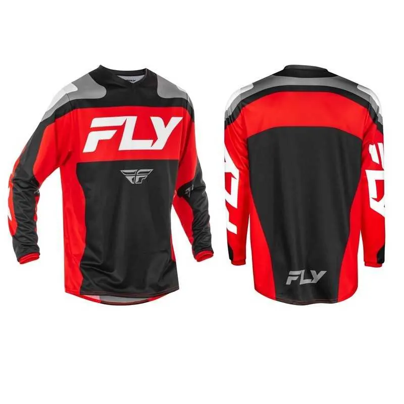 Camiseta Enduro FLY RACING Kinetic SYM Negro , rojo y blanco