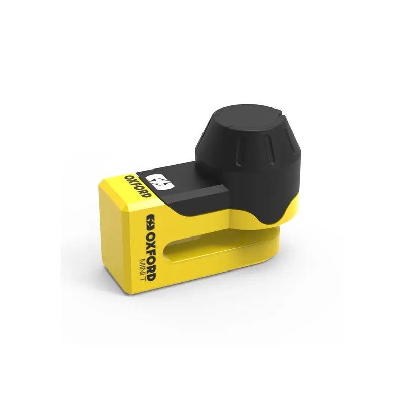 Candado de disco Oxford Mini T amarillo - LK291