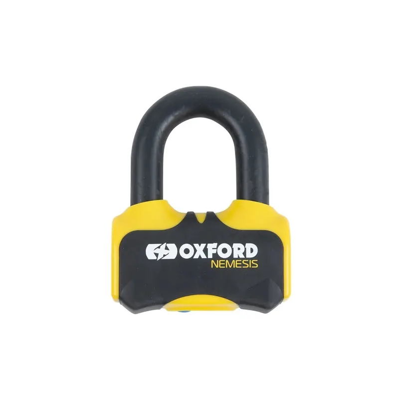 Candado de disco Oxford Nemesis 16 mm amarillo - LK471