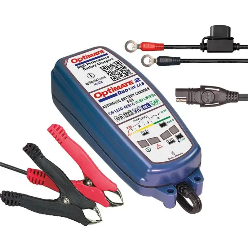 Cargador Mantenedor Baterías Optimate 2 DUO TM-550