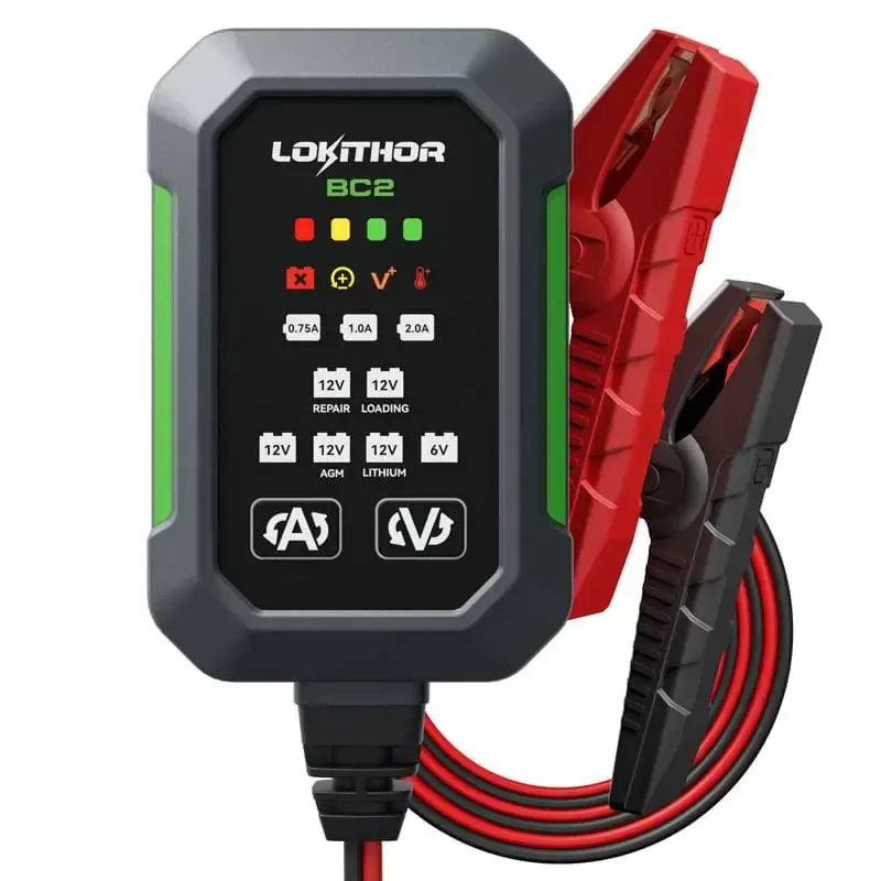 Cargador Mantenedor Inteligente Lokithor BC2 4 en 1