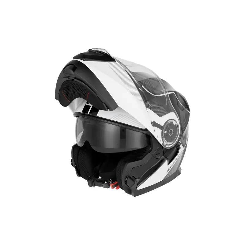 Casco Acerbis Serel 22-06 negro y blanco 0025201.315