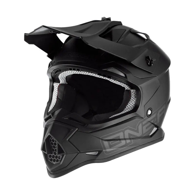 Casco de Cross 2SRS Flat Black O'Neal