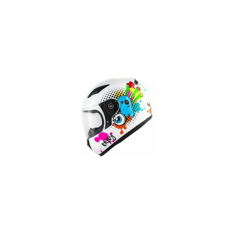 Casco Infantil Integral Kappa KJ04 Boom Blanco